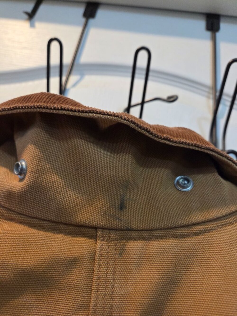 Vintage Carhartt Duck Canvas Quilt-Lined Insulated Coveralls Jumpsuit Brown XL - Picture 9 of 14